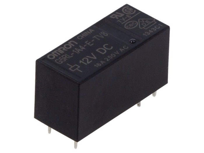 Releu electromagnetic 12VDC 16A PCB