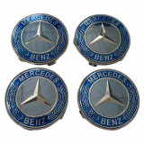 Set Capacele Jante Mercedes- Benz Albastru Deschis 68MM, General