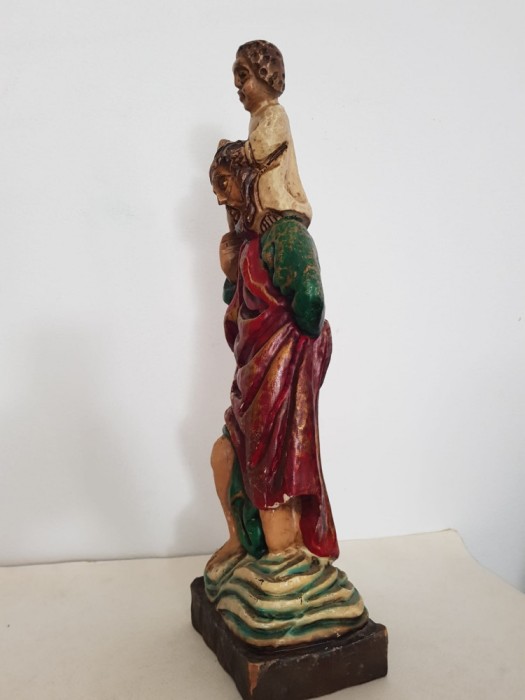 Statueta vintage Sfantul Hristofor