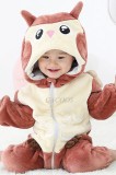 CLD150-2218 Pijama kigurumi pentru bebelusi tip salopeta din material moale si pufos
