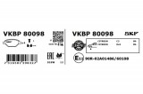 Set placute frana fata SKF VKBP80098