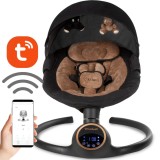 Balansoar leagan electric 2 in 1, Bluetooth, REVE Negru Auriu