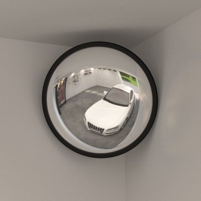 vidaXL Oglindă de trafic convexă de interior, negru, &amp;Oslash;40 cm, acril 153078 foto