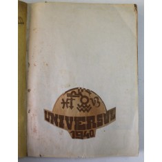 CALENDARUL UNIVERSUL , 1940 *COPERTA REFACUTA , *LIPSA 2 PLANSE
