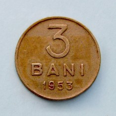 ROMANIA - 3 Bani 1953 foto