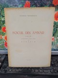 Cicerone Theodorescu, Focul din amnar, poem cu un portret... de Perahim 1946 135