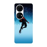 Husa compatibila cu Huawei Nova Y70 model Into the Spider Verse, Silicon, TPU, Viceversa, Transparent, Carcasa