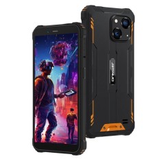 Telefon mobil Oukitel WP32 Orange, 4G, 5.93 HD+, 16GB RAM (4GB + 12GB extensibili), 128GB ROM, 20MP+ 5MP, Android 14, Unisoc UMS9230, NFC, 6300mAh, Du