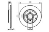 Disc frana AUDI A4 (8EC, B7) (2004 - 2008) BOSCH 0 986 479 252