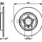 Disc frana AUDI A4 (8EC, B7) (2004 - 2008) BOSCH 0 986 479 252