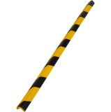 Protector colt din spuma de cauciuc AC-100, mic, negru + galben, 90 cm, grosime 9 mm