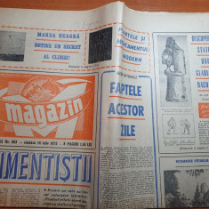 magazin 14 iulie 1973-articol fabrica de ciment bicaz si localitatea domnesti