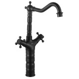Baterie pentru baie / de bucătărie Rea Rustico Old Black