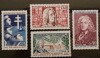 BC531, Franta, lot 4 serii personalitati, arhitectura, etc, Nestampilat