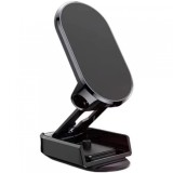 Suport auto magnetic multifunc&Egrave;ional flippy, universal, compatibil cu toate dimensiunile de telefon, negru