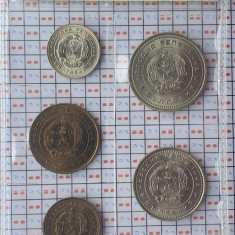 Set 7 monede Bulgaria 1, 2, 5, 10, 20, 50 stotinki 1 lev 1962 UNC - A022