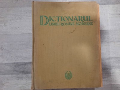 Dictionarul limbii romine moderne foto