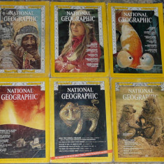 6 reviste USA National Geographic engleza 80 lei,5 in maghiara 50lei,7 romana 50