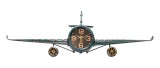 Cumpara ieftin Ceas perete tip Avion, fier 143 x 20 x 46 cm