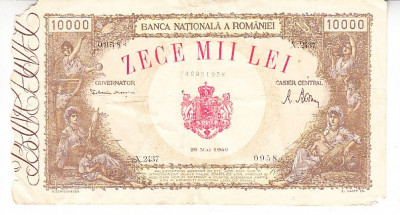 M1 - Bancnota Romania - 10000 lei emisiune 18 mai 1946 foto
