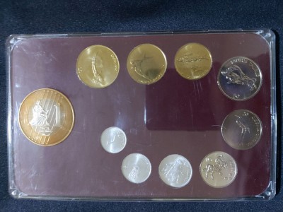 Seria completata monede - Slovenia 1992-2005 9 monede + medal foto