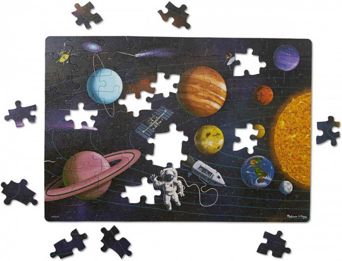 Primul meu puzzle eco din carton Spatiul - Melissa &amp; Doug