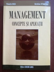 Management: concepte si aplicatii- Panaite Nica, Aurelian Iftimescu foto