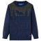 Pulover pentru copii tricotat, bleumarin, 116