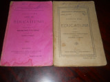 John Locke, Cateva idei asupra educatiunii-Partea I si II - 2 vol.-1920, 1921