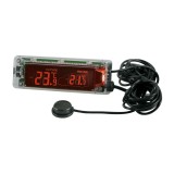Termometru int-ext Seyio AK-55 doua culori 12/24V Garage AutoRide