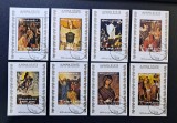 Ajman 1970 Seria "Pictură Religioasă / Arta Sacră - Maeștri ai Renașterii și Barocului Obliterat CT O / Ștampilat de Onoare - A90