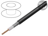 Cablu coaxial RG6 litat 1x19AWG BELDEN 305m PVC negru