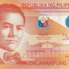 FILIPINE █ bancnota █ 20 Piso █ 2019 █ NEW GENERATION CURRENCY █ UNC necirculata