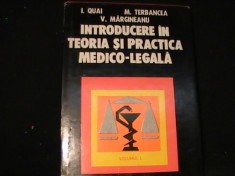 INTRODUCERE IN TEORIA SI PRACTICA MEDICO LEGALA-I. QUAI-M. TERBANCEA-LIDIA POPA- foto