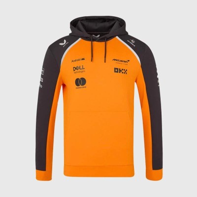 Mclaren Honda hanorac de bărbați cu glugă official Teamline Replica F1 Team 2025 - S foto