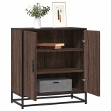 VidaXL Dulap, stejar maro, 68x35x76 cm, lemn prelucrat și metal 848968