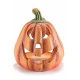 Cumpara ieftin Dovleac Halloween teracota portocalie verde III &Oslash; 9 cm x 11 H