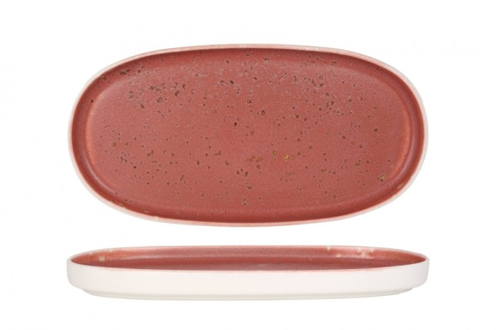 Rinart Placa de service - Rosa - Por&Aring;&pound;elan - 30 cm - set de 2