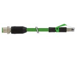 Cablu pentru senzori/automatizări M12, 8 pini, 3m, IP67, 60V DC