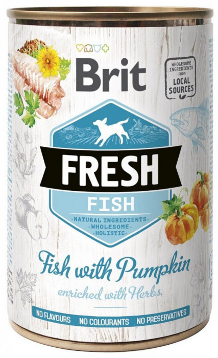 Can Brit Fresh Fish with Pumpkin 400 g