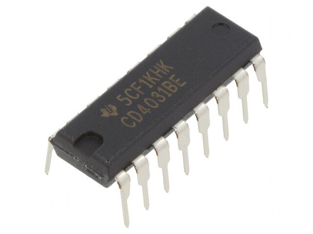 Registru Deplasare CMOS DIP16 3-18VDC