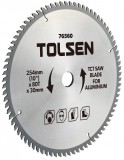 Disc Circular Vidia Aluminiu Tolsen 210x30x60T, Inele Reductie 16-25.4mm