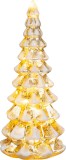 Brad decorativ de Craciun MagicHome cu 15 LED alb cald, 34 cm, IP20