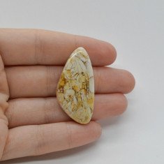 Cabochon mookait breciat 39x19x5mm c98