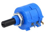 Potentiometru axial multitura 10k&Omega; 2W linear 6.35mm