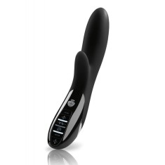 Vibrator Daring Danny Vibration&amp;E-Stim Silicon USB Negru 27 cm