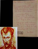 ION VINEA,Manuscris autograf &bdquo;Pe marginea pantă a vieții, datat 1964