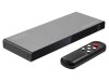 Switch HDMI 2.1 DIGITUS HDCP 2.2 negru cu telecomandă și cablu USB-C