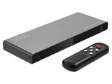 Switch HDMI 2.1 DIGITUS HDCP 2.2 negru cu telecomandă și cablu USB-C