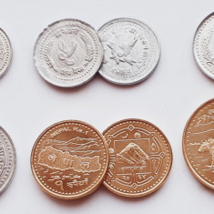 01B41 Nepal set 6 monede 5, 10, 25, 50 Paisa 1, 2 Rupees 1996 - 2006 UNC